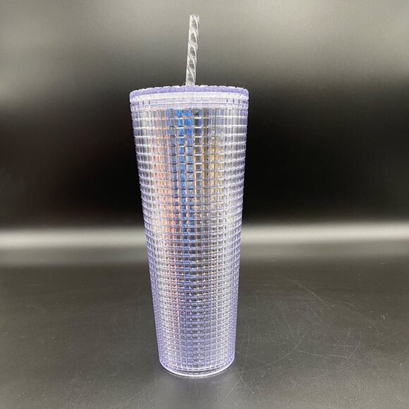 2022 Spring Starbucks Iridescent Unicorn Grid Venti Tumbler 24oz - Picture 4 of 8